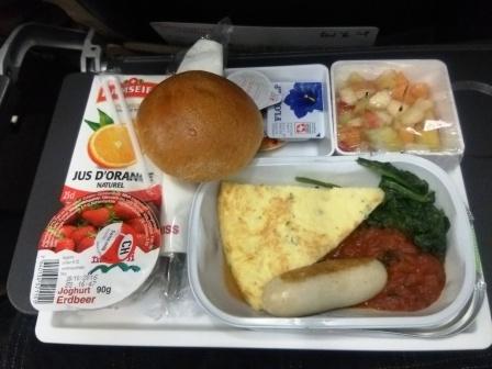 機内食(ブレックファスト)